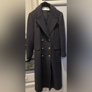 Evan Picone wool blend long coat